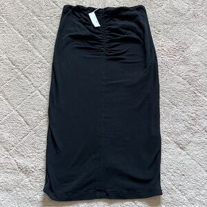 NWT‎ James Perse Ruched Jersey Skirt Women's Size 3 (US Large equivalent)